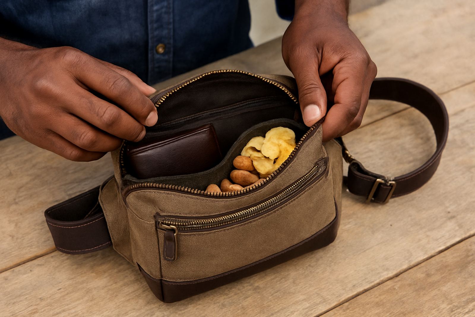 Double Zip Bag
